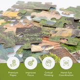 The Great Wall of China Jigsaw Puzzles | Fun & Learning Games for kids - Mittimate